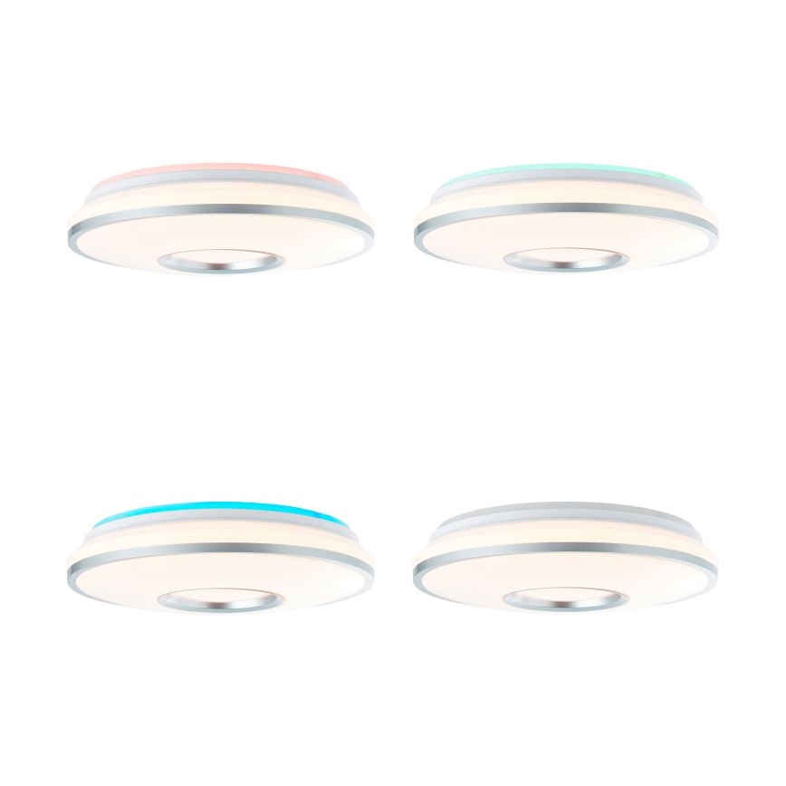 Brilliant - LED RGBW Dimmable φωτιστικό οροφής VISITATION LED/24W/230V 3000-6500K + τηλεχειριστήριο