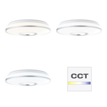 Brilliant - LED RGBW Dimmable φωτιστικό οροφής VISITATION LED/24W/230V 3000-6500K + τηλεχειριστήριο