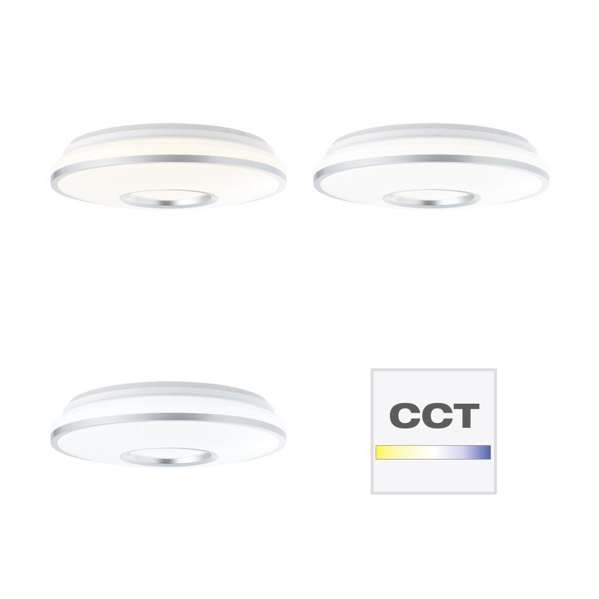 Brilliant - LED RGBW Dimmable φωτιστικό οροφής VISITATION LED/24W/230V 3000-6500K + τηλεχειριστήριο