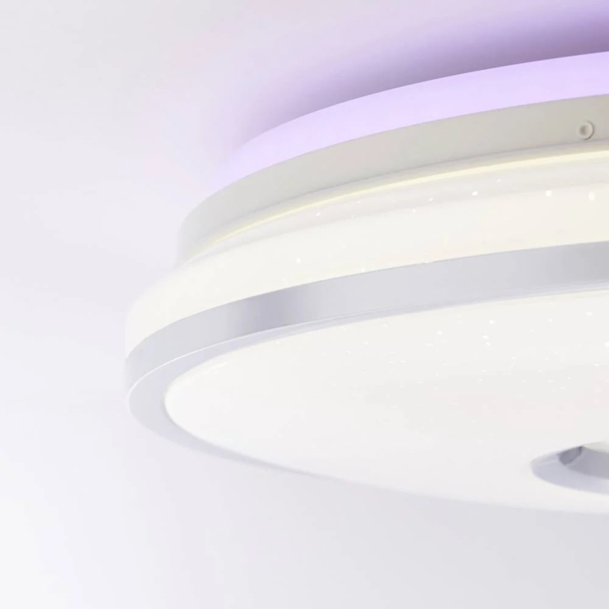 Brilliant - LED RGBW Dimmable φωτιστικό οροφής VISITATION LED/32W/230V 3000-6500K + τηλεχειριστήριο