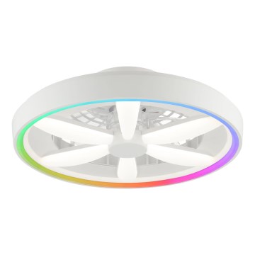Brilliant - LED RGBW Dimming ceiling ανεμιστήρας με ένα φωστικό GAIANO LED/48W/230V 2700-6500K λευκό + τηλεχειριστήριο