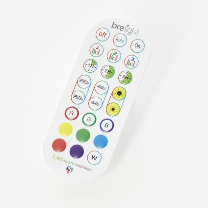 Brilliant - LED RGBW Φωτιστικό δαπέδου ντιμαριζόμενο NEELE LED/6,5W/230V λευκό + τηλεχειριστήριο