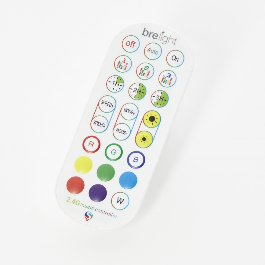 Brilliant - LED RGBW Φωτιστικό δαπέδου ντιμαριζόμενο NEELE LED/6,5W/230V λευκό + τηλεχειριστήριο