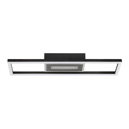 Brilliant - LED RGBW ρυθμιζόμενο φωτιστικό οροφής BESSON LED/20W/230V 3000-6500K μαύρο + τηλεχειριστήριο