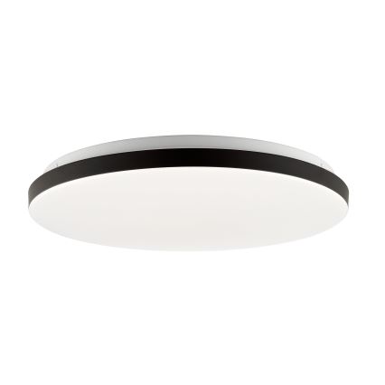 Brilliant - LED RGBW Ρυθμιζόμενο φωτιστικό οροφής LIVIO LED/20W/230V 3000-6500K Ø 38,5 εκ. μαύρο + τηλεχειριστήριο