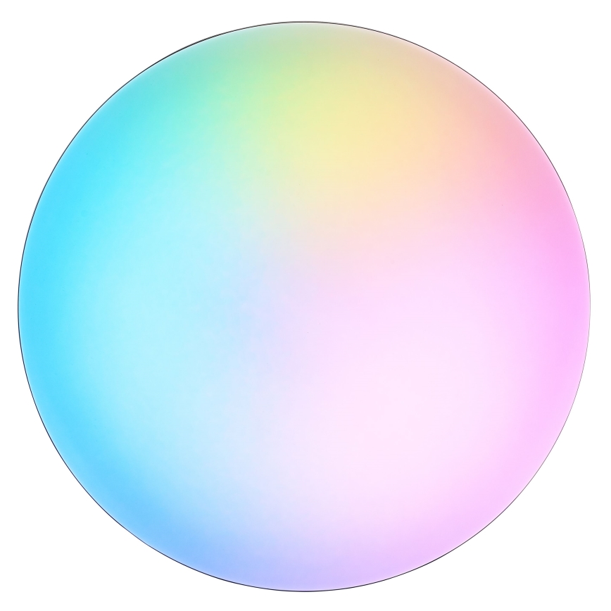 Brilliant - LED RGBW Ρυθμιζόμενο φωτιστικό οροφής LIVIO LED/20W/230V 3000-6500K Ø 38,5 εκ. μαύρο + τηλεχειριστήριο