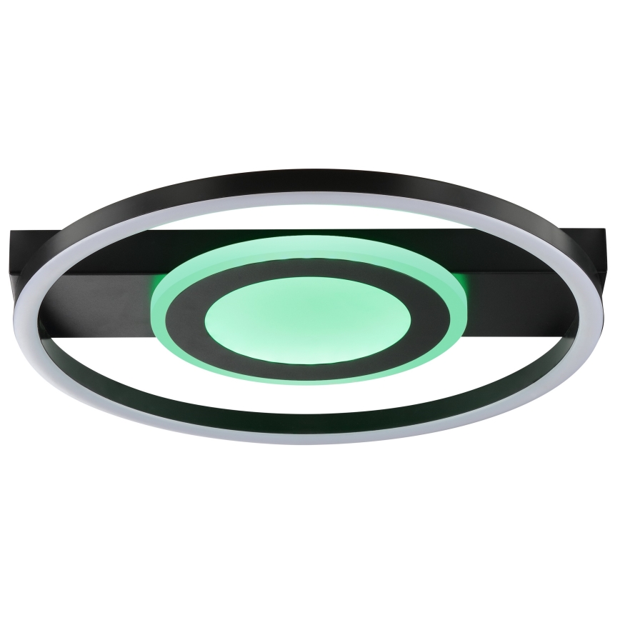 Brilliant - Ρυθμιζόμενο φωτιστικό οροφής LED RGBW MAUREEN LED/20W/230V 3000-6500K μαύρο + τηλεχειριστήριο