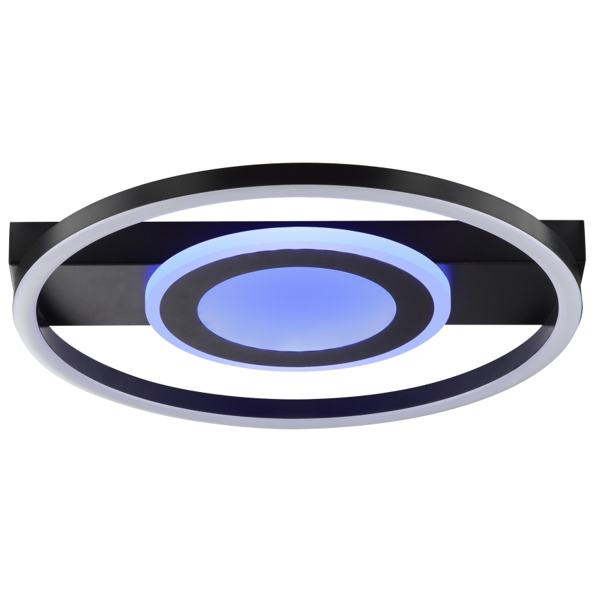 Brilliant - Ρυθμιζόμενο φωτιστικό οροφής LED RGBW MAUREEN LED/20W/230V 3000-6500K μαύρο + τηλεχειριστήριο