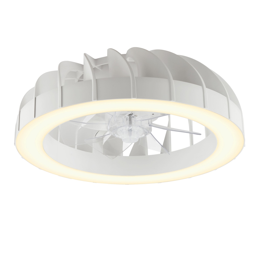 Brilliant - LED RGBW Dimmable ανεμιστήρας οροφής με ένα φωστικό FANORA LED/30W/230V 2700-6500K διάμετρος 46 cm λευκό + τηλεχειριστήριο