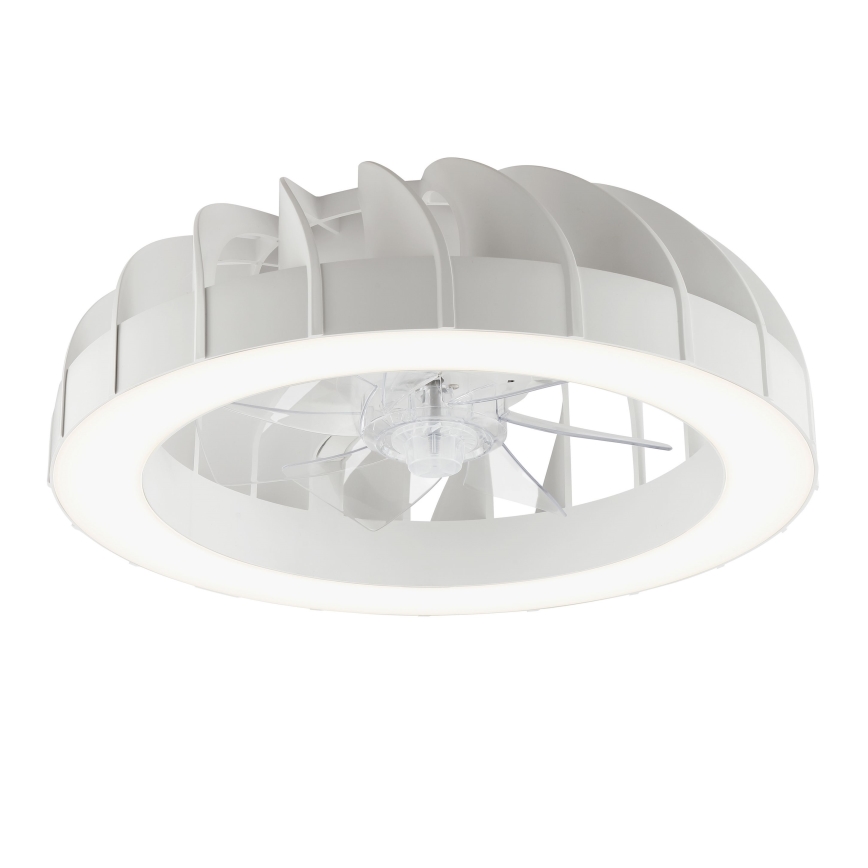 Brilliant - LED RGBW Dimmable ανεμιστήρας οροφής με ένα φωστικό FANORA LED/30W/230V 2700-6500K διάμετρος 46 cm λευκό + τηλεχειριστήριο