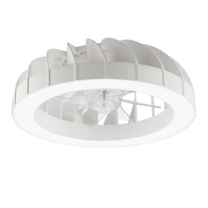 Brilliant - LED RGBW Dimmable ανεμιστήρας οροφής με ένα φωστικό FANORA LED/30W/230V 2700-6500K διάμετρος 46 cm λευκό + τηλεχειριστήριο