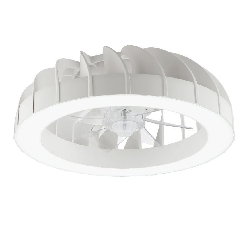 Brilliant - LED RGBW Dimmable ανεμιστήρας οροφής με ένα φωστικό FANORA LED/30W/230V 2700-6500K διάμετρος 46 cm λευκό + τηλεχειριστήριο