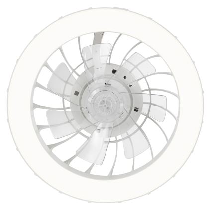 Brilliant - LED RGBW Dimmable ανεμιστήρας οροφής με ένα φωστικό FANORA LED/30W/230V 2700-6500K διάμετρος 46 cm λευκό + τηλεχειριστήριο