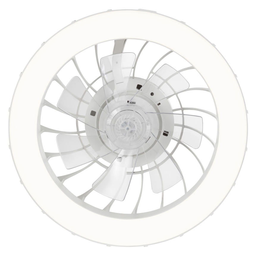 Brilliant - LED RGBW Dimmable ανεμιστήρας οροφής με ένα φωστικό FANORA LED/30W/230V 2700-6500K διάμετρος 46 cm λευκό + τηλεχειριστήριο
