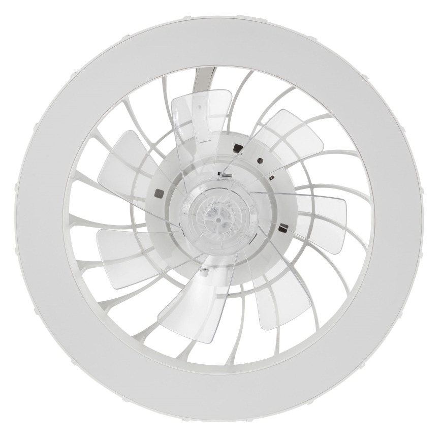 Brilliant - LED RGBW Dimmable ανεμιστήρας οροφής με ένα φωστικό FANORA LED/30W/230V 2700-6500K διάμετρος 46 cm λευκό + τηλεχειριστήριο