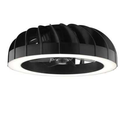 Brilliant - LED RGBW Dimmable ανεμιστήρας οροφής με ένα φωστικό FANORA LED/30W/230V 2700-6500K διάμετρος 46 cm μαύρο + τηλεχειριστήριο