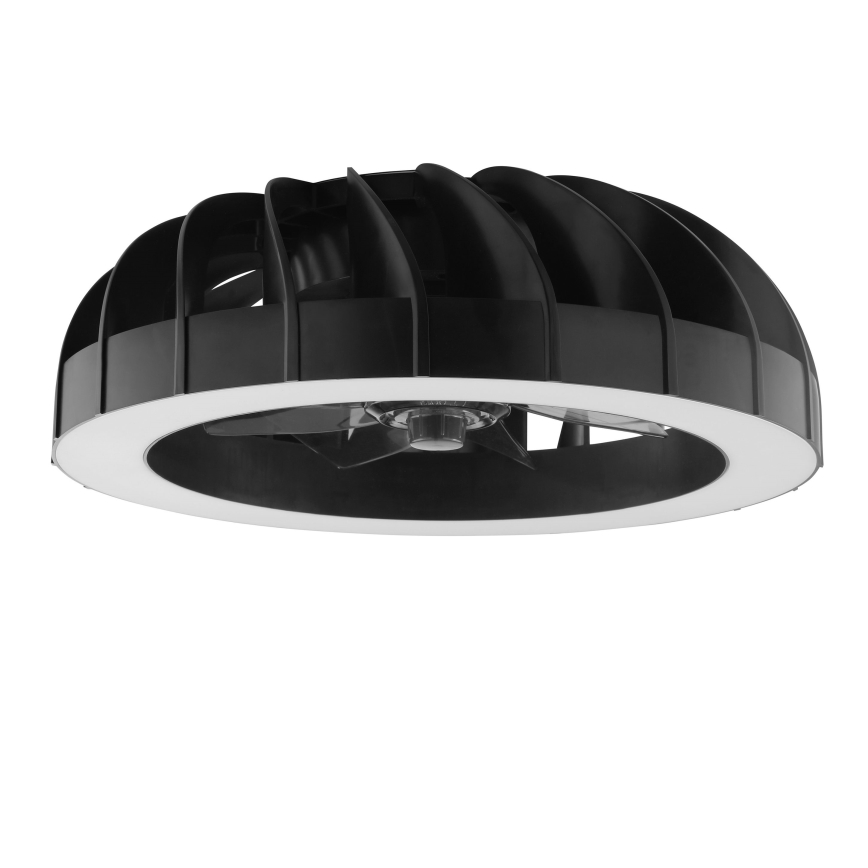 Brilliant - LED RGBW Dimmable ανεμιστήρας οροφής με ένα φωστικό FANORA LED/30W/230V 2700-6500K διάμετρος 46 cm μαύρο + τηλεχειριστήριο
