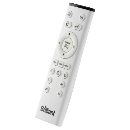 Brilliant - LED RGBW Dimmable ανεμιστήρας οροφής με ένα φωστικό FANORA LED/30W/230V 2700-6500K διάμετρος 46 cm μαύρο + τηλεχειριστήριο