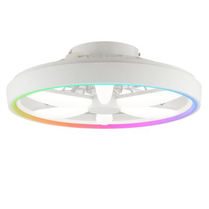 Brilliant - LED RGBW Dimming ceiling ανεμιστήρας με ένα φωστικό GAIANO LED/48W/230V 2700-6500K λευκό + τηλεχειριστήριο