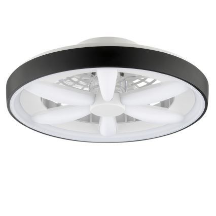 Brilliant - Ανεμιστήρας οροφής LED RGBW Dimmable με φως GAIANO LED/48W/230V 2700-6500K μαύρο + τηλεχειριστήριο