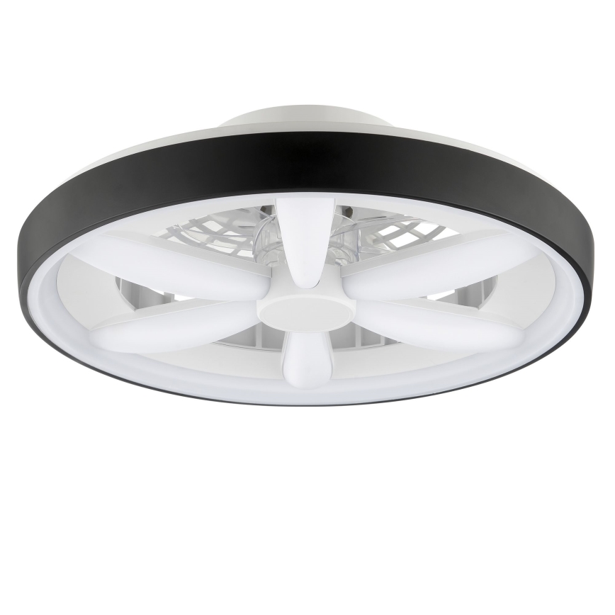 Brilliant - Ανεμιστήρας οροφής LED RGBW Dimmable με φως GAIANO LED/48W/230V 2700-6500K μαύρο + τηλεχειριστήριο