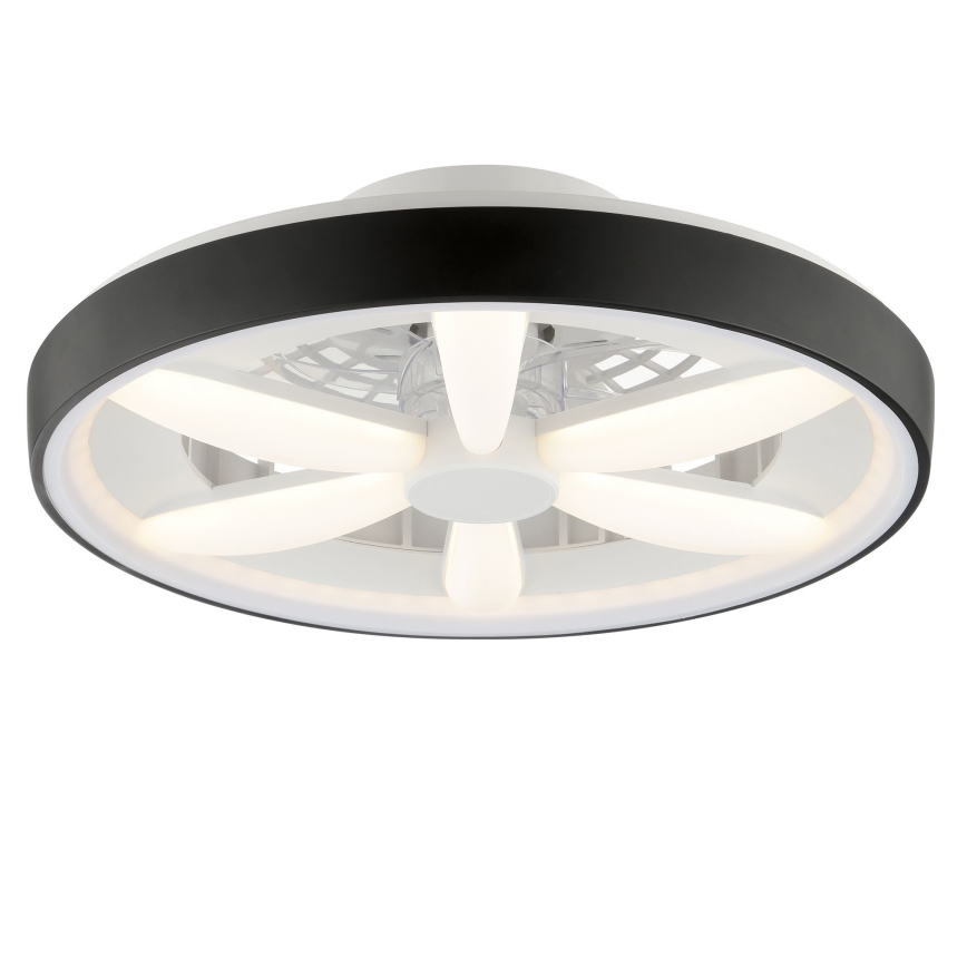 Brilliant - Ανεμιστήρας οροφής LED RGBW Dimmable με φως GAIANO LED/48W/230V 2700-6500K μαύρο + τηλεχειριστήριο