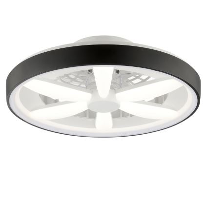 Brilliant - Ανεμιστήρας οροφής LED RGBW Dimmable με φως GAIANO LED/48W/230V 2700-6500K μαύρο + τηλεχειριστήριο