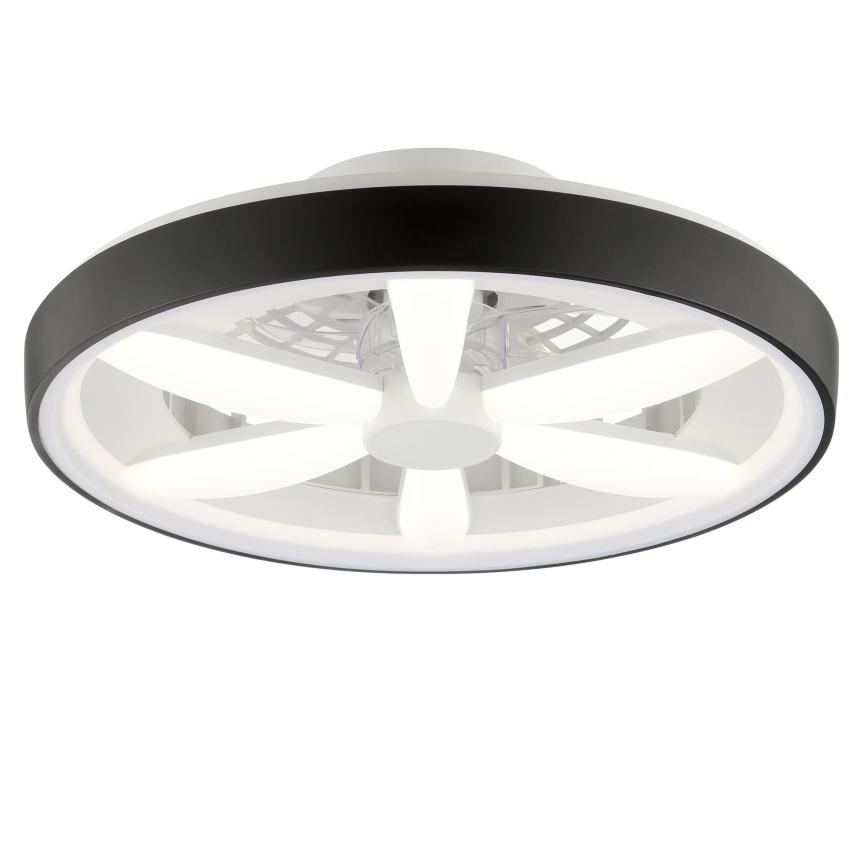 Brilliant - Ανεμιστήρας οροφής LED RGBW Dimmable με φως GAIANO LED/48W/230V 2700-6500K μαύρο + τηλεχειριστήριο