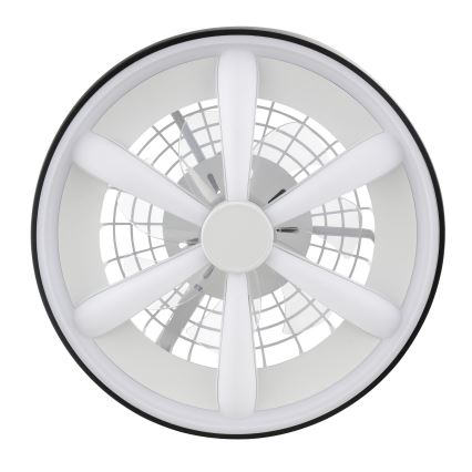 Brilliant - Ανεμιστήρας οροφής LED RGBW Dimmable με φως GAIANO LED/48W/230V 2700-6500K μαύρο + τηλεχειριστήριο