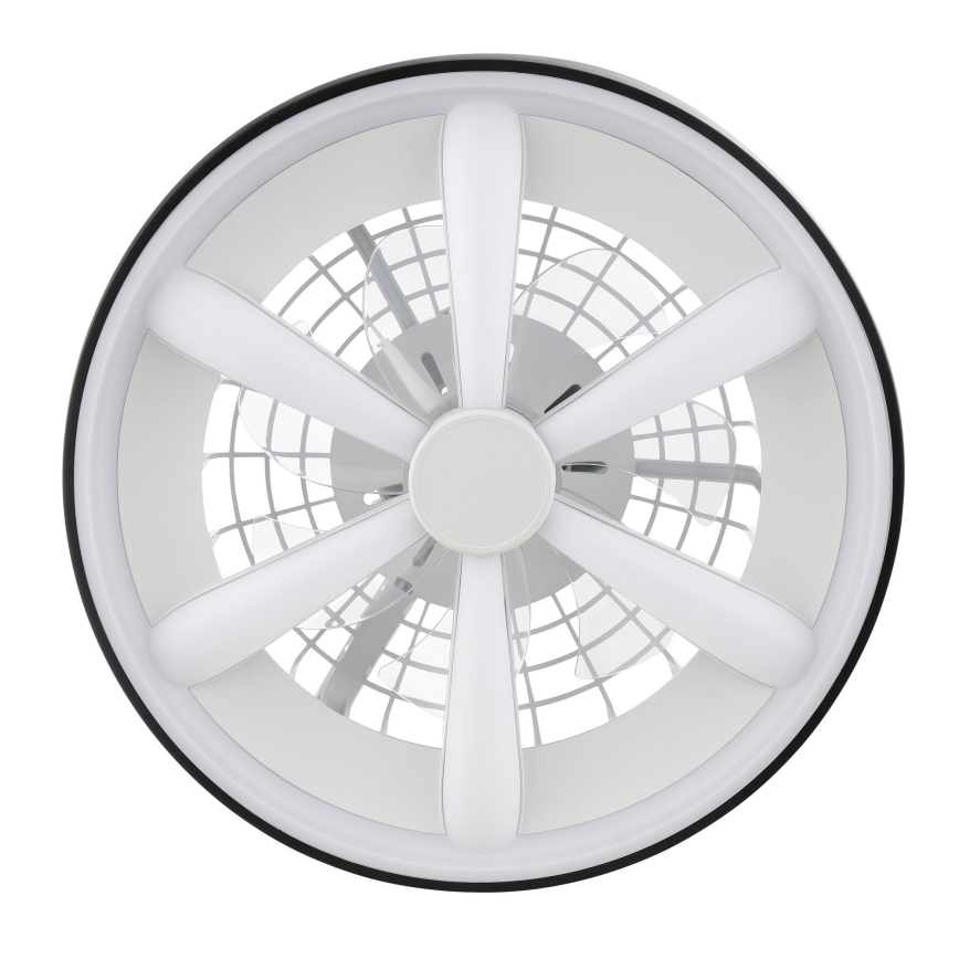Brilliant - Ανεμιστήρας οροφής LED RGBW Dimmable με φως GAIANO LED/48W/230V 2700-6500K μαύρο + τηλεχειριστήριο