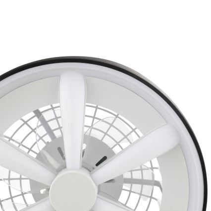 Brilliant - Ανεμιστήρας οροφής LED RGBW Dimmable με φως GAIANO LED/48W/230V 2700-6500K μαύρο + τηλεχειριστήριο