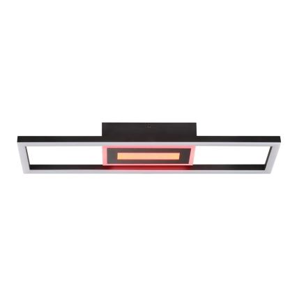 Brilliant - LED RGBW Ρυθμιζόμενο φωτιστικό οροφής BESSON LED/20W/230V 3000-6500K μαύρο + τηλεχειριστήριο