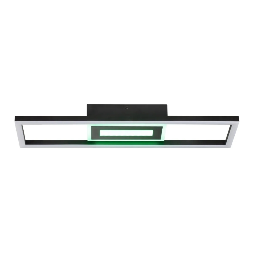 Brilliant - LED RGBW Ρυθμιζόμενο φωτιστικό οροφής BESSON LED/20W/230V 3000-6500K μαύρο + τηλεχειριστήριο