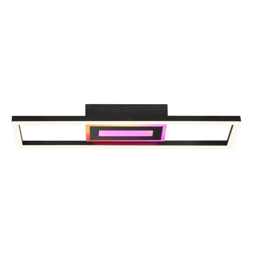Brilliant - LED RGBW Ρυθμιζόμενο φωτιστικό οροφής BESSON LED/20W/230V 3000-6500K μαύρο + τηλεχειριστήριο