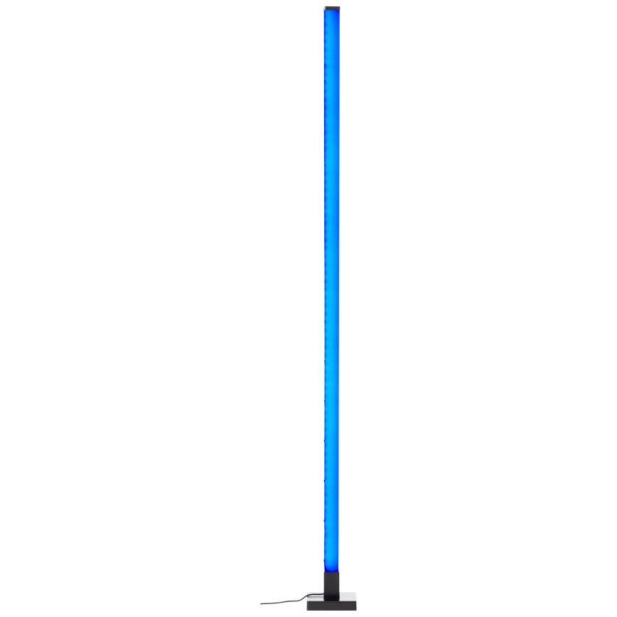 Brilliant - LED RGBW Φωτιστικό δαπέδου ντιμαριζόμενο NEELE LED/6,5W/230V μαύρο + τηλεχειριστήριο