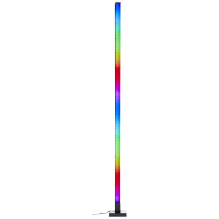 Brilliant - LED RGBW Φωτιστικό δαπέδου ντιμαριζόμενο NEELE LED/6,5W/230V μαύρο + τηλεχειριστήριο
