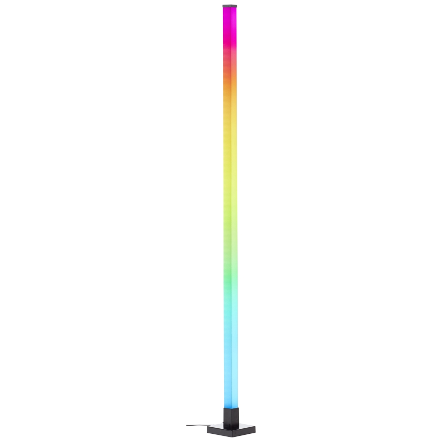 Brilliant - LED RGBW Φωτιστικό δαπέδου ντιμαριζόμενο NEELE LED/6,5W/230V μαύρο + τηλεχειριστήριο