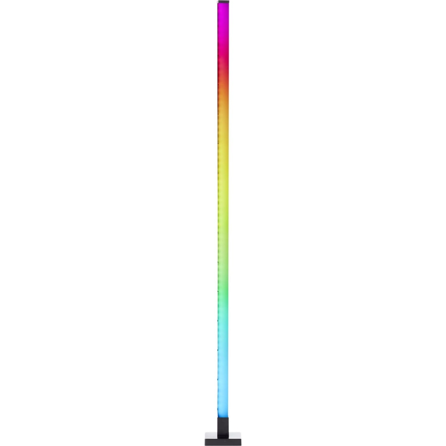 Brilliant - LED RGBW Φωτιστικό δαπέδου ντιμαριζόμενο NEELE LED/6,5W/230V μαύρο + τηλεχειριστήριο