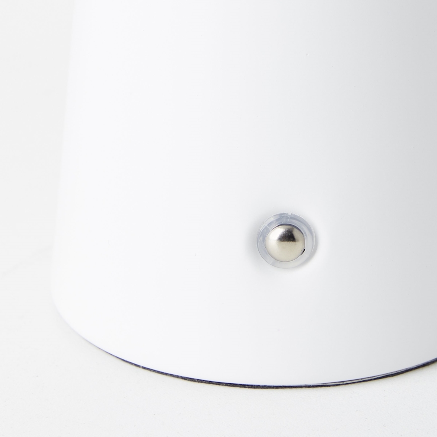 Brilliant - Ρυθμιζόμενο LED επιτραπέζιο εξωτερικό φωτιστικό αφής MUFFIN LED/3W/5V USB 2600 mAh IP44 λευκό