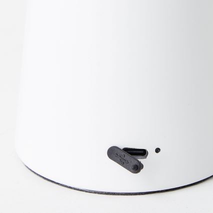 Brilliant - Ρυθμιζόμενο LED επιτραπέζιο εξωτερικό φωτιστικό αφής MUFFIN LED/3W/5V USB 2600 mAh IP44 λευκό