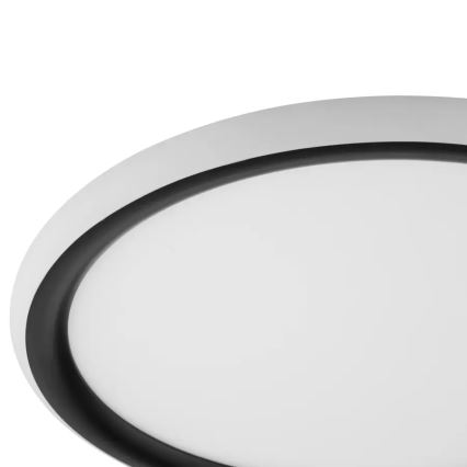 Brilliant - LED Ρυθμιζόμενο φωτιστικό οροφής CARLOZ LED/16W/230V Ø 30 cm λευκό/μαύρο