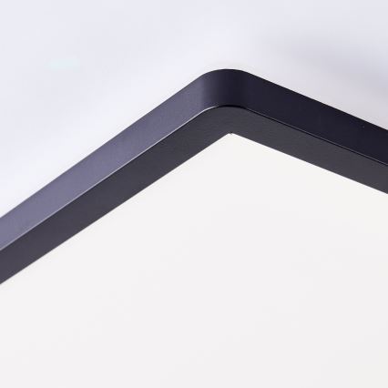 Brilliant - LED φωτιστικό οροφής MILTON LED/18W/230V 29,3x29,3 cm μαύρο