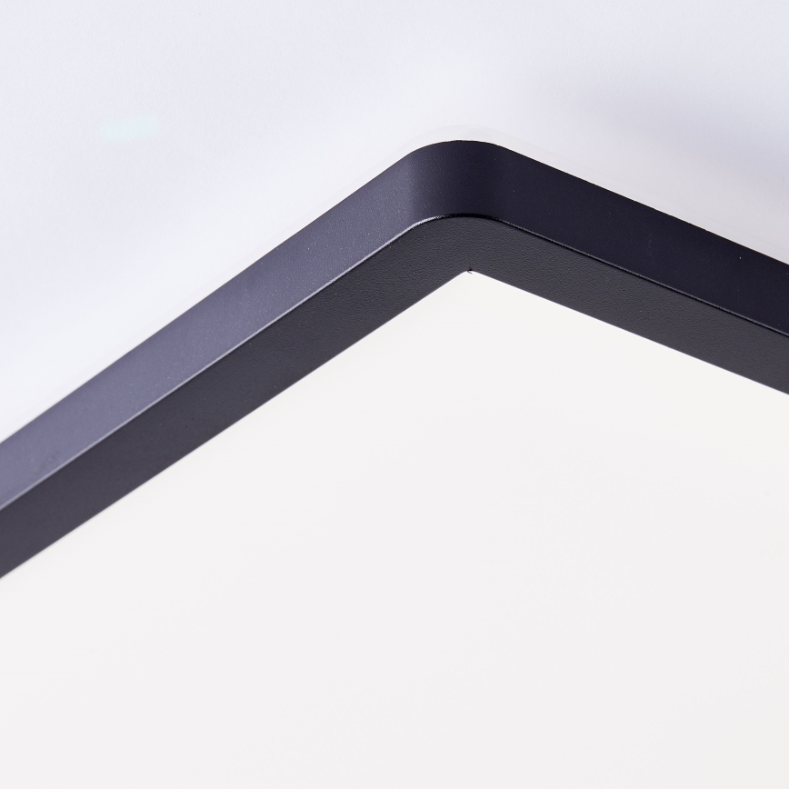 Brilliant - LED φωτιστικό οροφής MILTON LED/18W/230V 29,3x29,3 cm μαύρο
