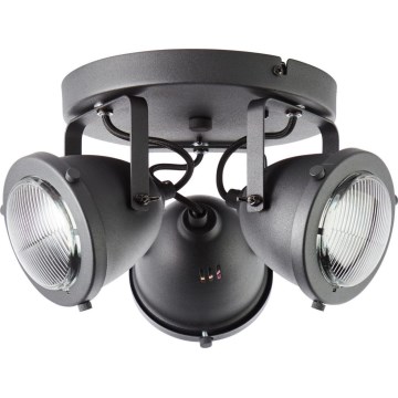 Brilliant - Σποτ φωτιστικό CARMEN 3xGU10/5W/230V μαύρο