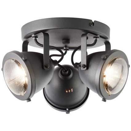 Brilliant - Σποτ φωτιστικό CARMEN 3xGU10/5W/230V μαύρο