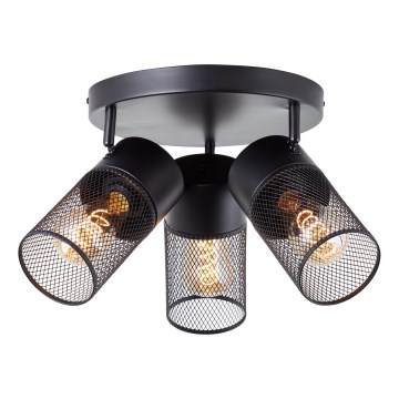 Brilliant - Σποτ φωτιστικό KAMOLO 3xE27/40W/230V μαύρο