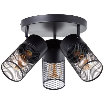 Brilliant - Σποτ φωτιστικό KAMOLO 3xE27/40W/230V μαύρο