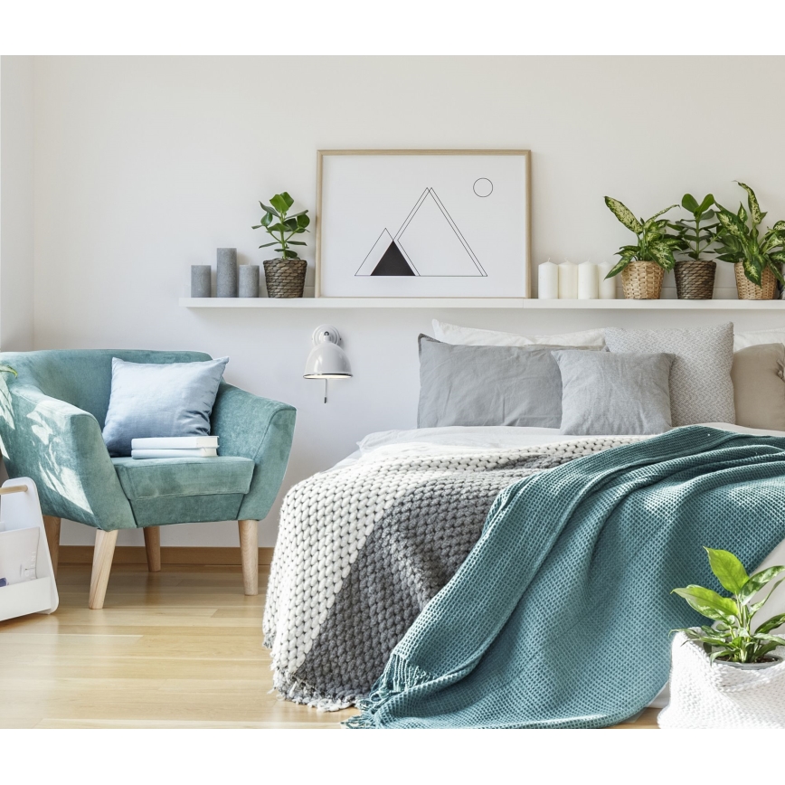 Brilliant - Σποτ τοίχου TELIO 1xE14/28W/230V λευκό