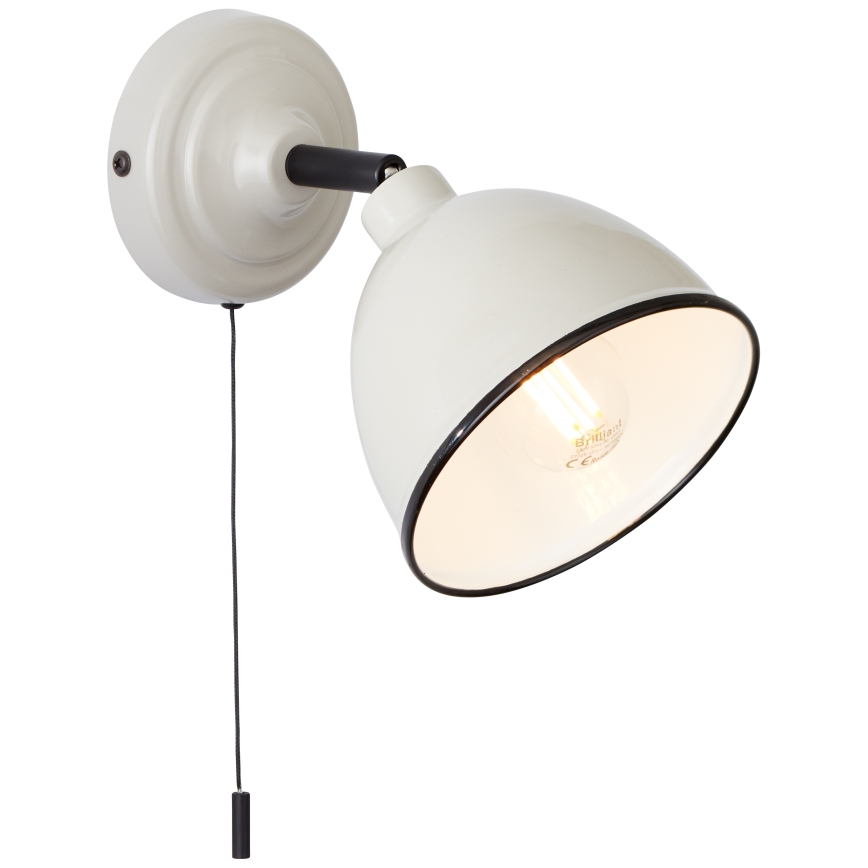 Brilliant - Σποτ τοίχου TELIO 1xE14/28W/230V γκρι