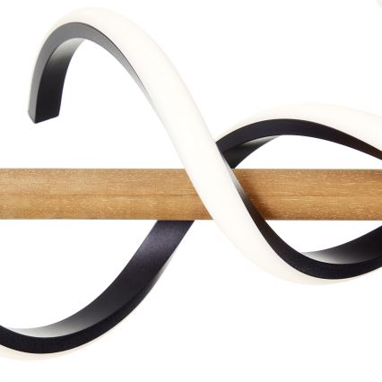 Brilliant - Πλαφονιέρα οροφής ντιμαριζόμενη LED AMALIA LED/38W/230V πεύκο